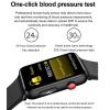 Smart Watch Ring ECG Temperature Heart Rate Blood Pressure Health Bluetooth Talking Watch, Color: Black Silicone - Image 4