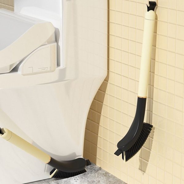 Kitchen 3 In 1 Long Handle Crevice Brush Household Bathroom Cleaning Brush (Milk White) - Image 2
