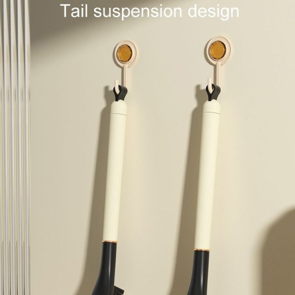 Kitchen 3 In 1 Long Handle Crevice Brush Household Bathroom Cleaning Brush (Milk White) - Image 4