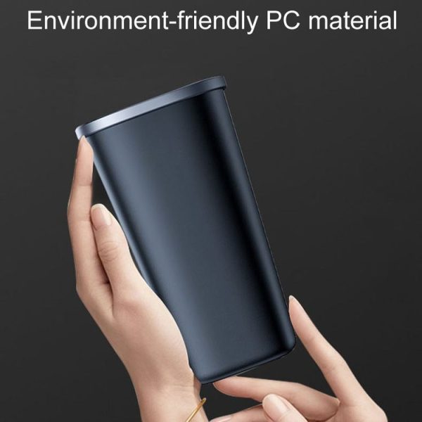 Simple Car Trash Can Automobile Storage Bin With Trash Bag (Black) - Image 7