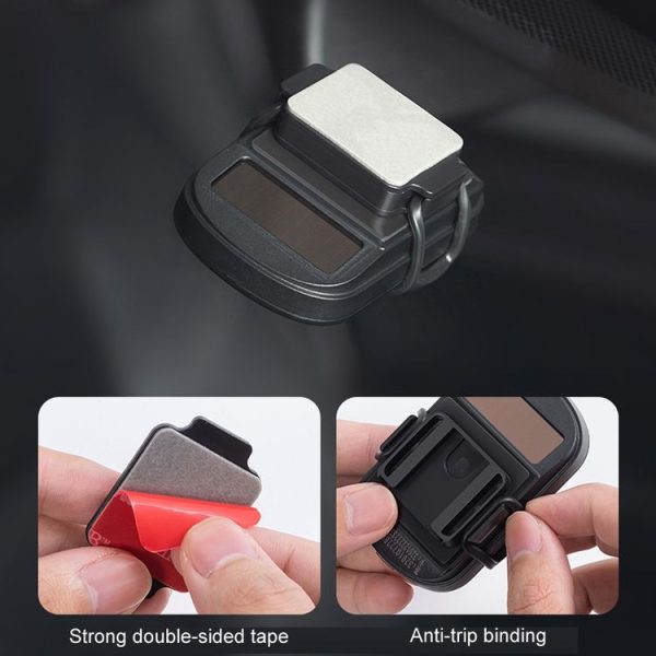 Car Removable Cardless ETC Slide Bracket Automotive Anti-Drop Holder (Black) - Image 6