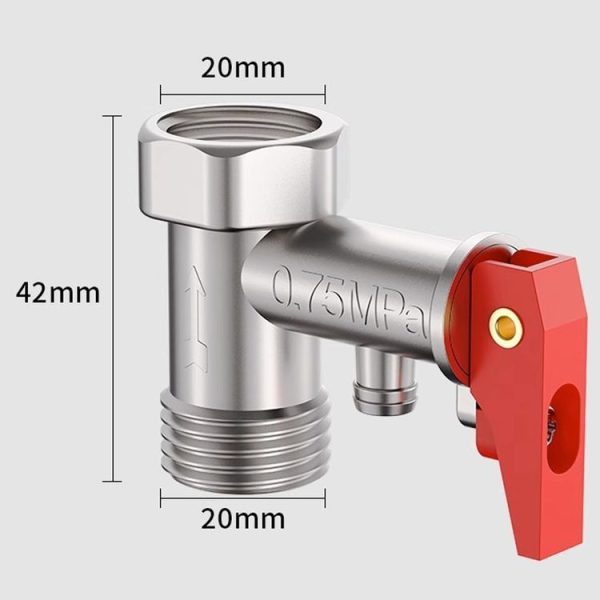 0.7MPa Pressure Relief Valve For Electric Water Heater Pressure Reducing Exhaust Valve Household Check Valve - Image 3
