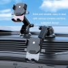 Car Suction Cup Dashboard Automatic Lock Mobile Phone Holder, Style: Glossy Telescopic Base - Image 7