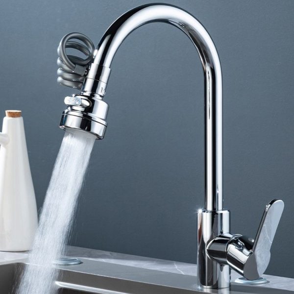 3 Gear Water Outlet Pull-out Anti-splash Kitchen Faucet Cold and Hot Household Swivel Washbasin Sink Faucet - Image 2