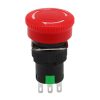 LA16 16mm Mounting Hole Emergency Stop Switch Mushroom Type Self-Locking Pushbutton Switches