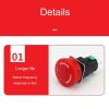 LA16 16mm Mounting Hole Emergency Stop Switch Mushroom Type Self-Locking Pushbutton Switches - Image 5