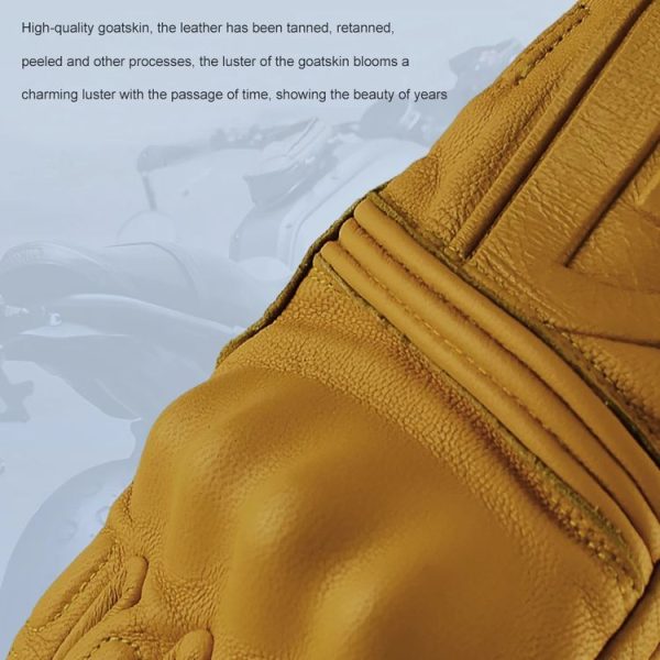 GHOST RACING Motorcycle Riding Anti-fall Warm Breathable Full-finger Gloves, Size: M (Without Hole) - Image 4