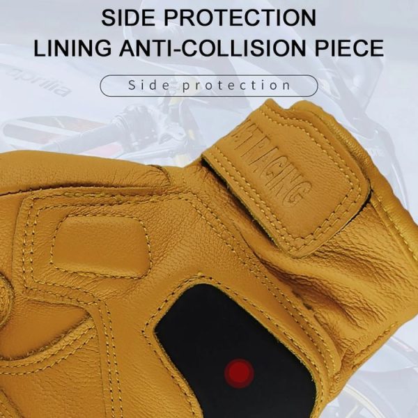 GHOST RACING Motorcycle Riding Anti-fall Warm Breathable Full-finger Gloves, Size: M (Without Hole) - Image 5