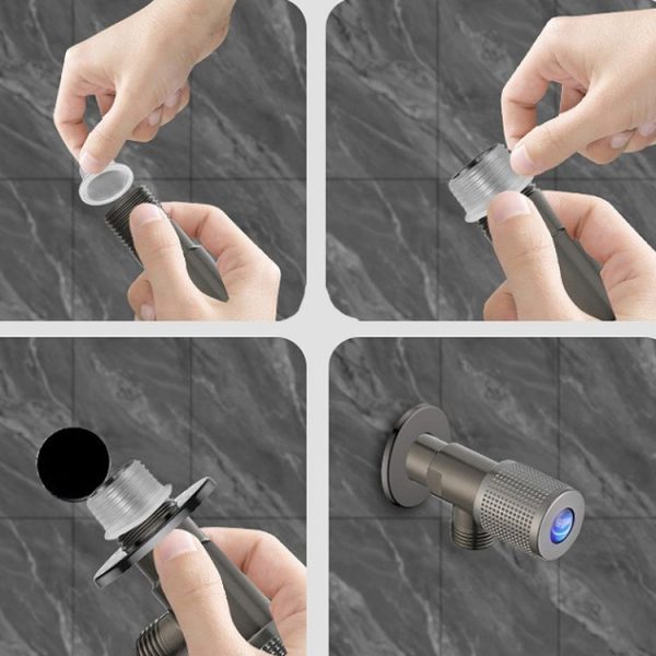 10pcs Silicone Cover Safety Gasket Faucet Valve 4 Points Connector Waterproof Sealing Ring Gasket - Image 5