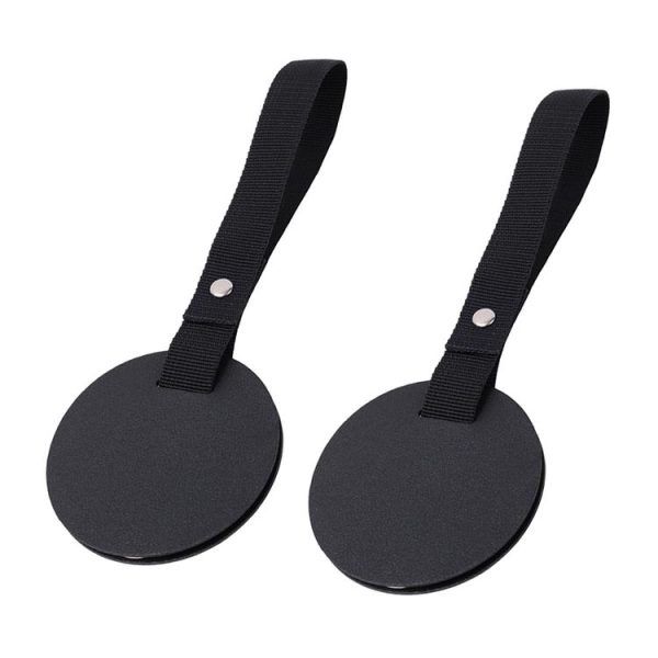 2pcs Concealed Car Seatback Leather Storage Hooks (Black)