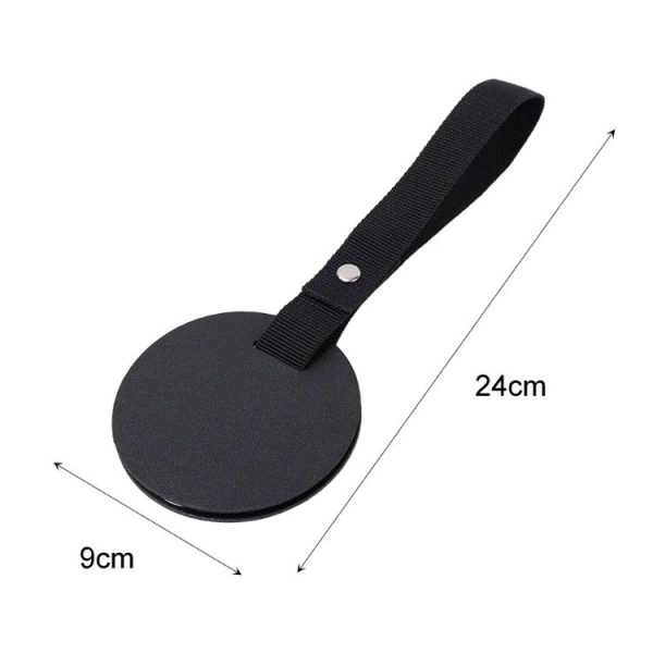 2pcs Concealed Car Seatback Leather Storage Hooks (Black) - Image 3