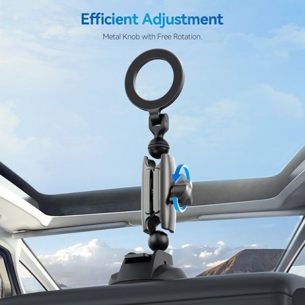 TELESIN Magnetic Suction Car Phone Mount 360 Degree Rotation Phone Holder - Image 10