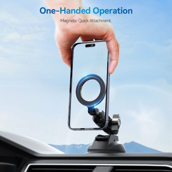 TELESIN Magnetic Suction Car Phone Mount 360 Degree Rotation Phone Holder - Image 6