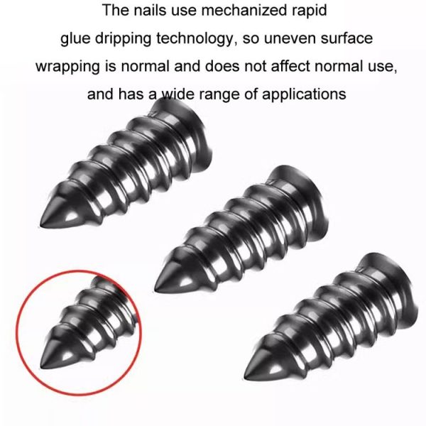 Electric Motorcycle Vacuum Tire Repair Nails, Set: 5pcs Small + Screwdriver - Image 5