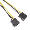 15cm IDE Power Dual Large 4Pin To EPS 8Pin CPU Supply Cable - Image 2