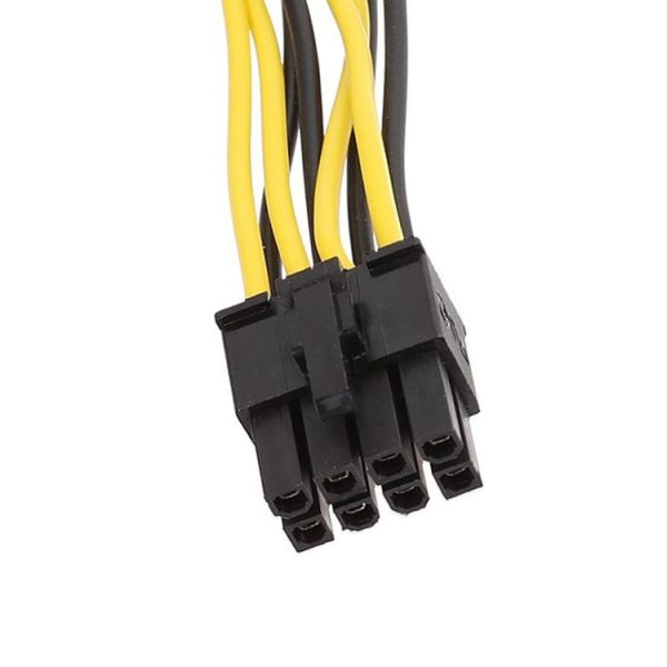 15cm IDE Power Dual Large 4Pin To EPS 8Pin CPU Supply Cable - Image 4