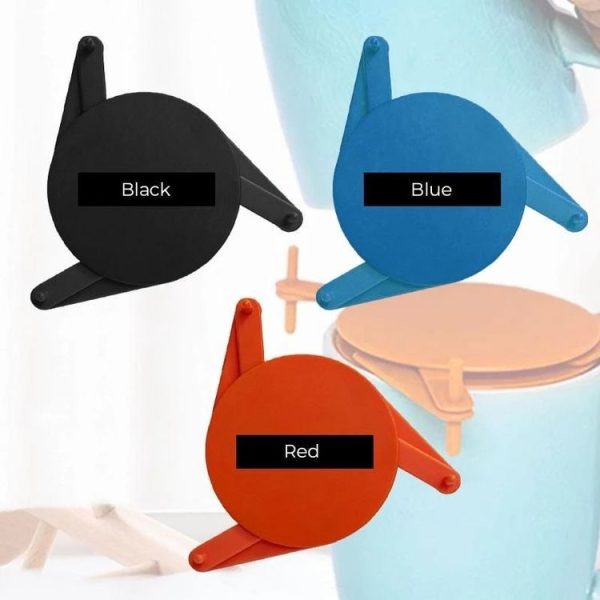 Telescopic Adjustable Cup Holder Coffee Cup Glasses Stacking Rack (Red) - Image 2