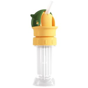 Children Anti Choking Bottle Cap Portable Universal Bottle Closure Converter (Green)