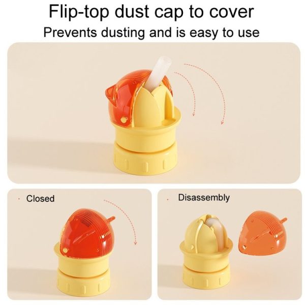 Children Anti Choking Bottle Cap Portable Universal Bottle Closure Converter (Green) - Image 5