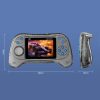 Q8 Handheld Game Console 3.0 Inch Screen Support TV Connection Built In 800 Games Singles Transparent Gray - Image 10