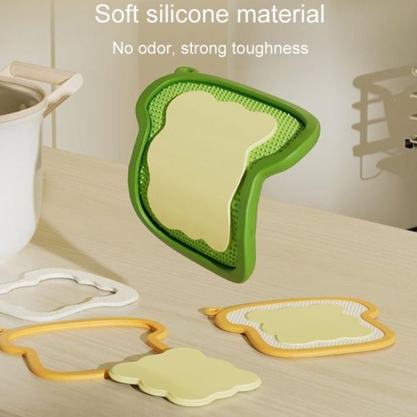 3-In-1 Removable Heat Protecting Pad Household Heat Resistant Tabletop Placemats (Yellow) - Image 6