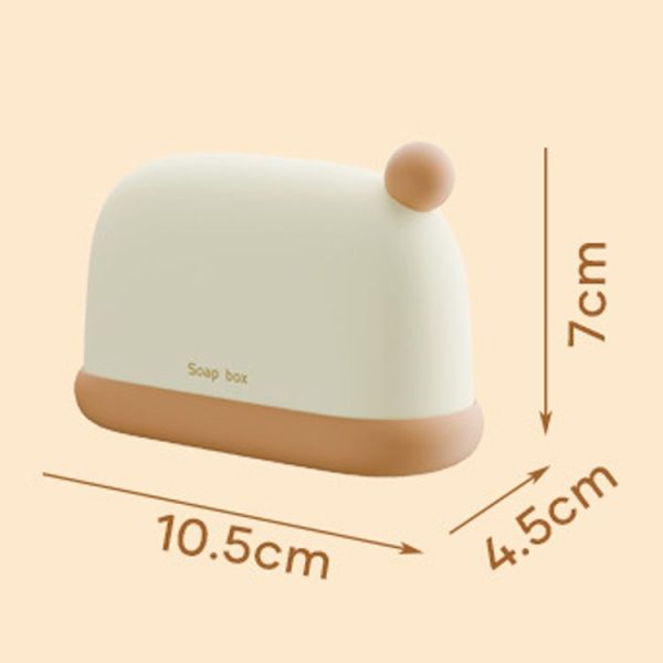 Traveling Portable Sealed Soap Box Household Bathroom Soap Holder (Red) - Image 3
