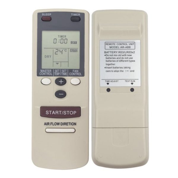 Fujitsu AR-AB8 Air Conditioner Remote Control Replacement Parts - Image 2