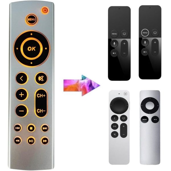 Apple TV Remote Control 4K / HD A2169 A1842 A1625 Backlight Style Without Voice