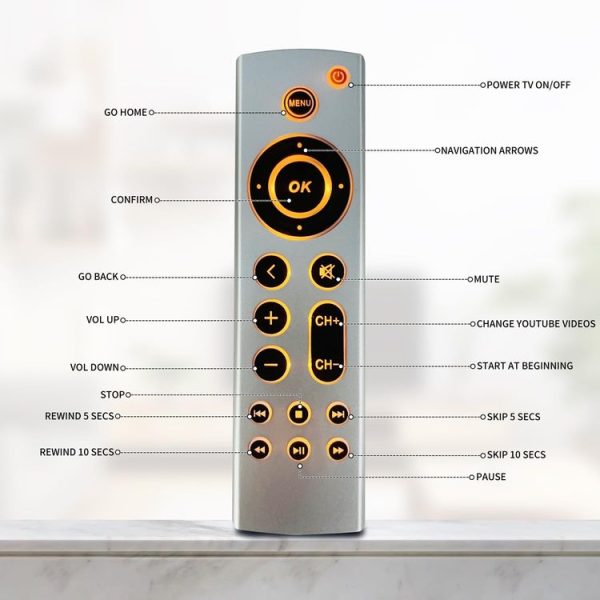 Apple TV Remote Control 4K / HD A2169 A1842 A1625 Backlight Style Without Voice - Image 5