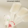 Bathroom No-Punch Suction Cup Showerhead Holder Tulip Shower Hanger (Milk White) - Image 5