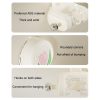 Bathroom No-Punch Suction Cup Showerhead Holder Tulip Shower Hanger (Milk White) - Image 8