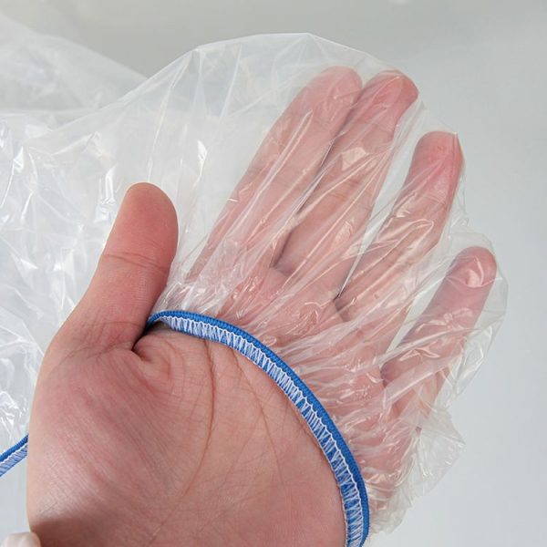 200x120cm Disposable Transparent PE Film Rainproof Dustproof Motorcycle Scooter Cover - Image 3