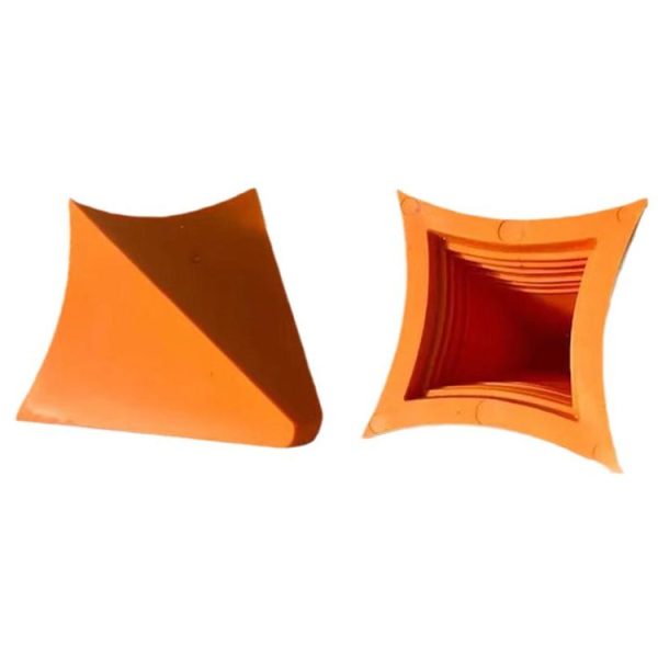2pcs / Set Household Decoration Tile Chamfering Silicone Seam Tools (Orange)