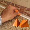 2pcs / Set Household Decoration Tile Chamfering Silicone Seam Tools (Orange) - Image 2