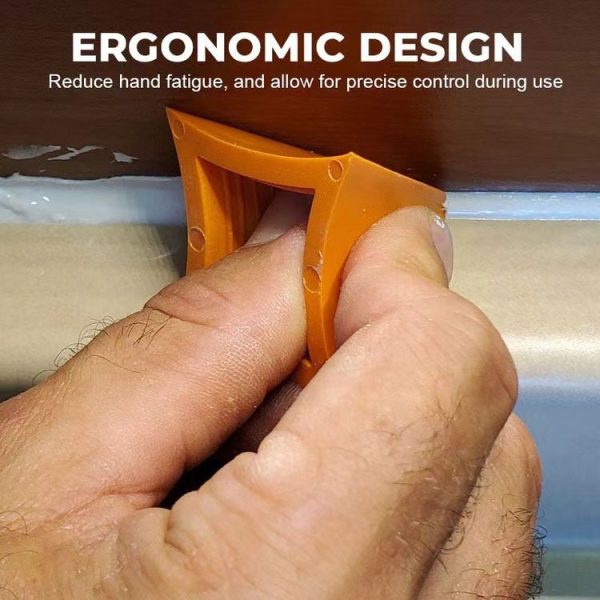 2pcs / Set Household Decoration Tile Chamfering Silicone Seam Tools (Orange) - Image 4