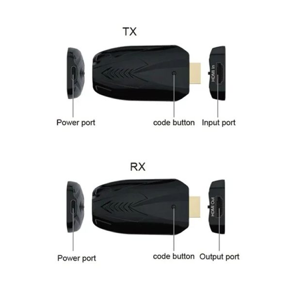 150m HDMI Wireless Extender 1080P Through Wall, Transmitter+Receiver - Image 4