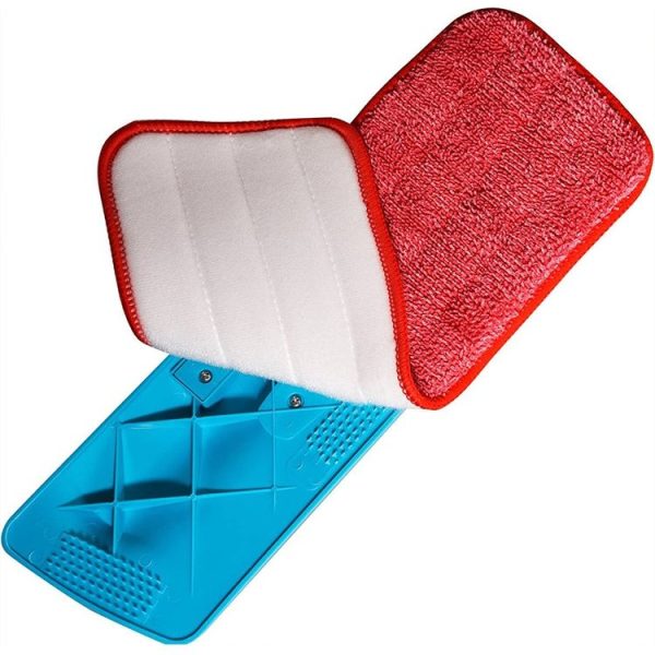 Spray Mop Replacement Pads Reusable Microfiber Floor Mops Refills 14x42cm Blue - Image 5
