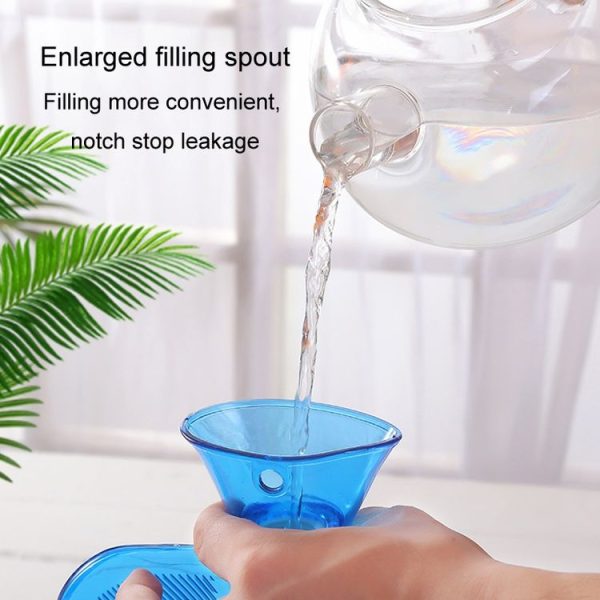 Clear PVC Thick Warm Water Bag Hand Warmer Girls Pocket Warmer Hot Water Bag, Color: 1000ml Pink - Image 5
