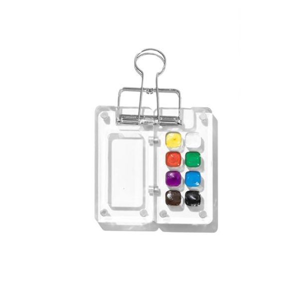 Mini Portable Watercolor Acrylic Box For Sketching, Style: 8 Grids