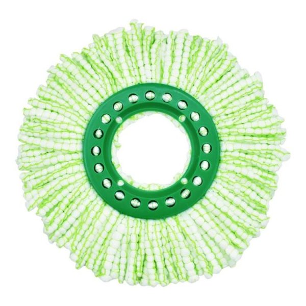 Libman Tornado Spin Mop Microfiber Mop Pad Replacement Parts (Green)