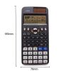 991EX Multifunctional Statistics Base Matrix Vector Calculator, Color: Black - Image 3