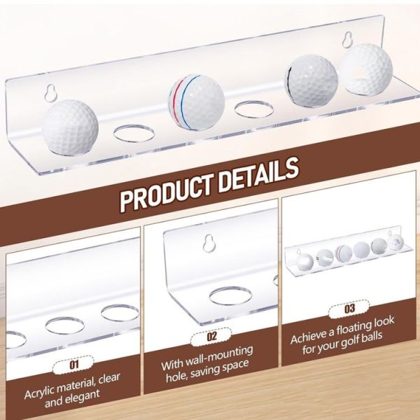 Acrylic Golf Ball Table Tennis Wall Display Rack, Gui Ge: 132-1 - Image 4
