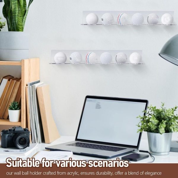 Acrylic Golf Ball Table Tennis Wall Display Rack, Gui Ge: 132-1 - Image 6