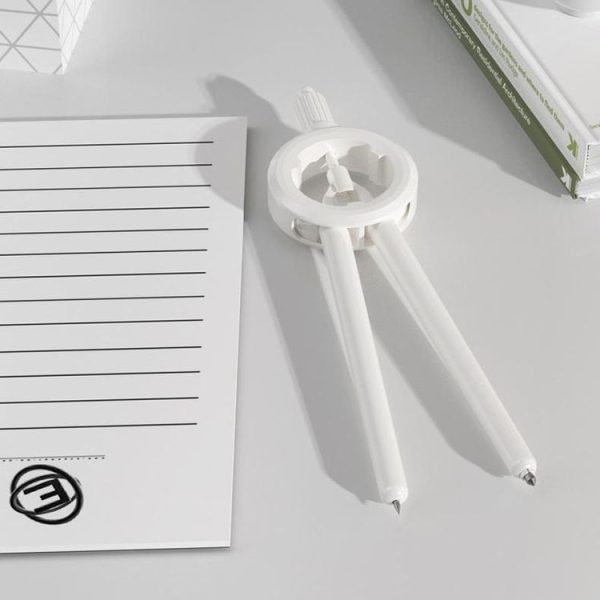 Drawing Press Digital Compass Multifunctional Scale Compass (White With Refill) - Image 7