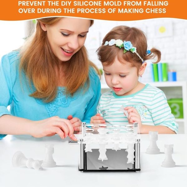 Acrylic Chess DIY Mold Stand (126) - Image 5