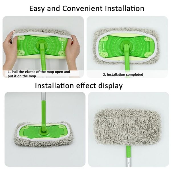 Swiffer Sweeper and Other 10-inch Flat Mop Replacement Pads 2pcs Terry Cloth - Image 6