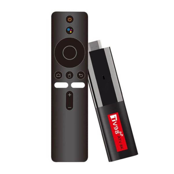 TV98 ATV 8K Allwinner H618 Android 14 2.5G+5G Dual Wifi HD Set-Top Box With Bluetooth Voice Remote Controller 2GB+16GB