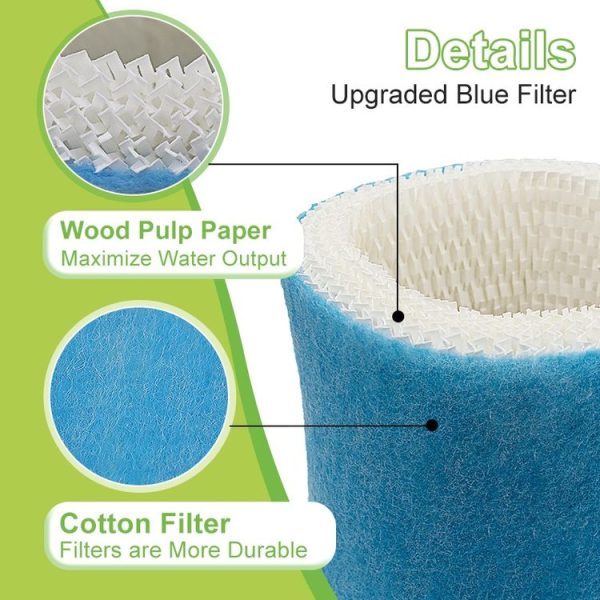 Honeywell HAC-504AW Humidifier Filter Blue Wood Pulp Paper Replacement Filter - Image 4