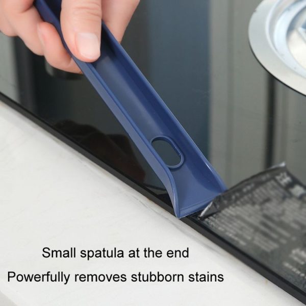 3 In 1 Multipurpose Bathroom Tile Floor Crevice Cleaning Brush Window Groove Wall Corner Brush (Blue) - Image 7