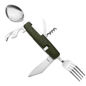 6-Opening Multifunctional Outdoor Camping Detachable Folding Tableware (SY-FT020)